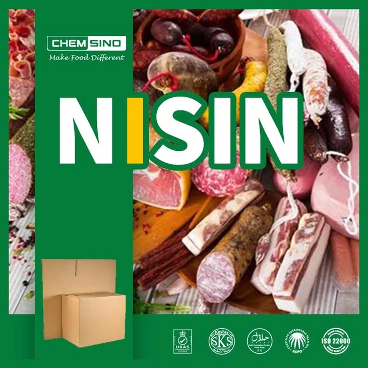 Nisin E234 Food Grade Natural Conservative Powder til salg