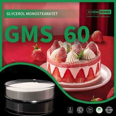 Billige emulgatorer Glycerol Monostearate GMS 60 Powder CAS-nr.31566-31-1