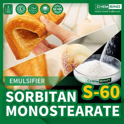 Overfladeaktive stoffer og emulgatorer Span 60 E491 Emulgator Sorbitan Monostearate