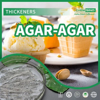 Vegansk gelatine alternativ agar agar for fødevareindustrien